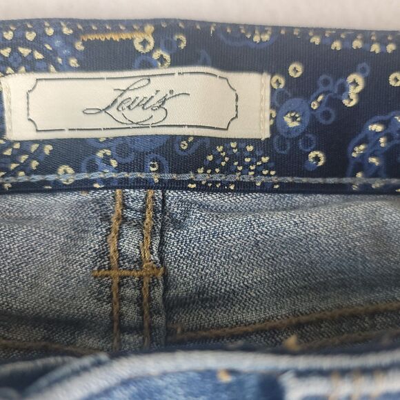 Levi's Jeans Women's Size 10 Blue Mid-Rise Capri Denim Pants - Picture 3 of 6